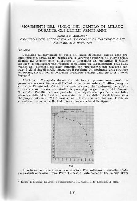 Copertina articolo #21 Bollettino SIFET ANNO: 1970 n.4